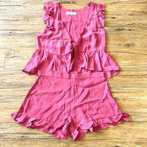 Size M Lucy Love shorts and top set